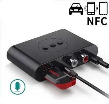 Bluetooth-адаптер 5.0 BLS-B21 NFC, аудиоприемник стереоресивер 16-21 фото