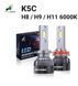 Автолампи DAWN KNIGHT K5C H8/H9/H11 6000K з обманкою (Canbus) 5-58 фото 1