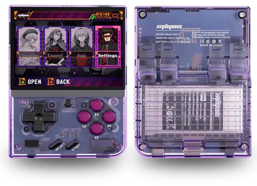 Приставка Miyoo Mini Plus 64 gb игровая консоль 24-13 фото