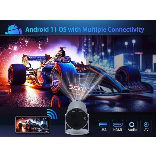 Проектор Magcubic HY300 Grey 4K, домашній кінотеатр 19-13 фото