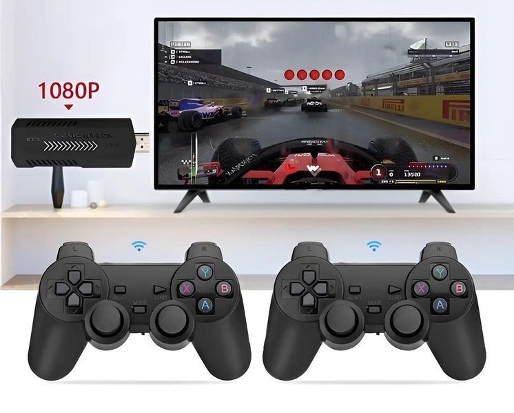 Игровая приставка консоль X2 Plus 64gb GD10 + 2 шт беспроводные джойстики 24-18 фото