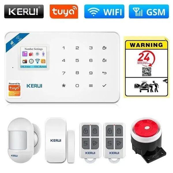 Бездротова Wi-Fi GSM сигналізація KERUI W181 20-13 фото