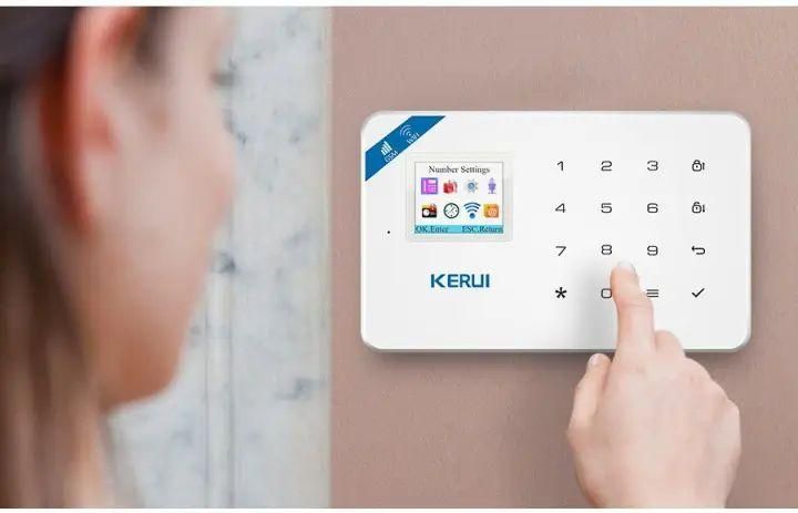 Бездротова Wi-Fi GSM сигналізація KERUI W181 20-13 фото