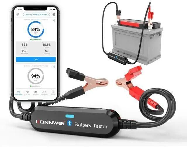 Тестер АКБ Konnwei BK100 | Bluetooth | 6В / 12В 12-12 фото