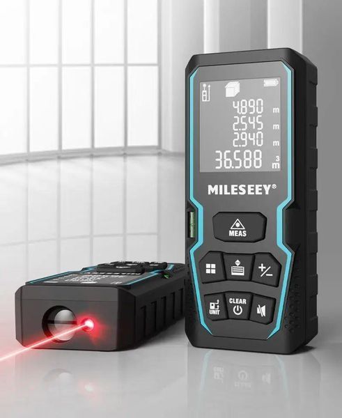 Лазерний далекомір Mileseey S6 40 м, лазерна рулетка 25-15 фото