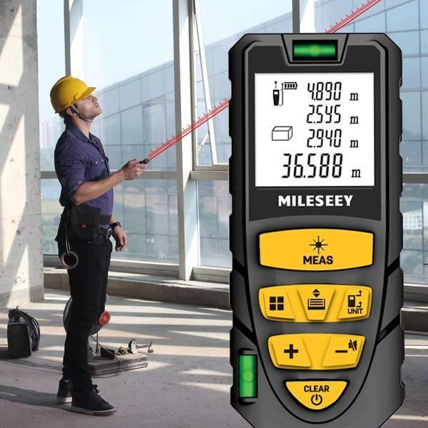 Лазерний далекомір Mileseey S2 40 м, лазерна рулетка 25-14 фото