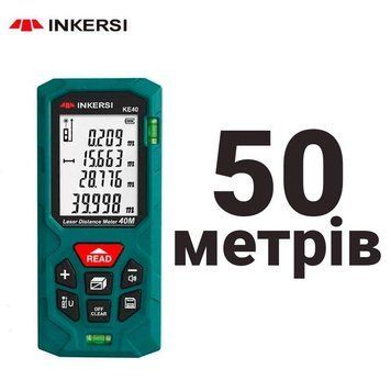 Лазерний далекомір INKERSI KE50 50 м, лазерна рулетка 25-12 фото