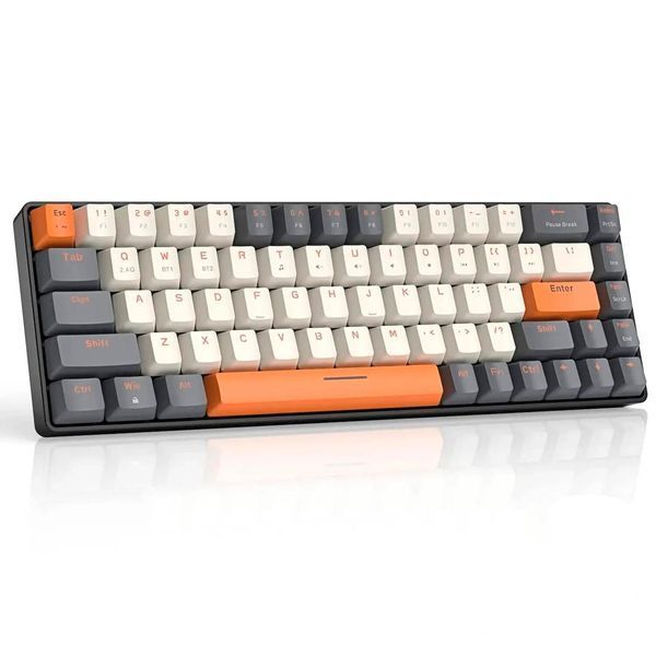 Беспроводная клавиатура ZIYOULANG K68 | 2.4G, Bluetooth | 68 клавиш 21-13 фото