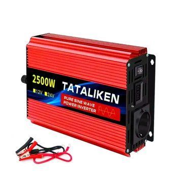 Інвертор TATALIKEN 2500w, перетворювач напруги для побутової техніки та електроніки 15-22 фото