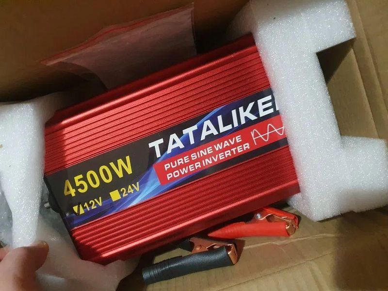 Інвертор TATALIKEN 4500w, перетворювач напруги для побутової техніки та електроніки 15-15 фото