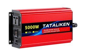 Перетворювач напруги TATALIKEN 5000w | 12V на 220V | ЧИСТИЙ СИНУС 15-16 фото