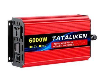 Перетворювач напруги TATALIKEN 6000w | 12V на 220V | ЧИСТИЙ СИНУС 15-17 фото