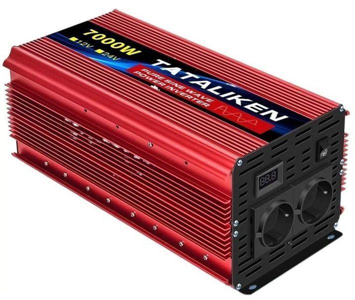 Перетворювач напруги TATALIKEN 7000w | 12V на 220V | ЧИСТИЙ СИНУС 15-18 фото