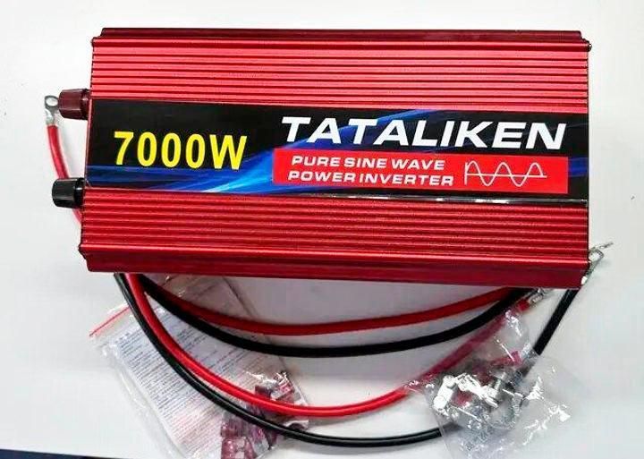Перетворювач напруги TATALIKEN 7000w | 12V на 220V | ЧИСТИЙ СИНУС 15-18 фото