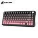ATTACK Shark X85 Pink бездротова клавіатура 75% | RGB підсвітка | бокове гравіювання 21-16 фото 1