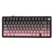 ATTACK Shark X85 Pink бездротова клавіатура 75% | RGB підсвітка | бокове гравіювання 21-16 фото 2
