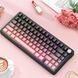 ATTACK Shark X85 Pink бездротова клавіатура 75% | RGB підсвітка | бокове гравіювання 21-16 фото 8