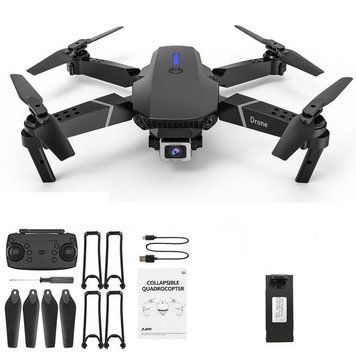 Квадрокоптер дрон E88 Pro 4K FPV HD Camera 6-11 фото