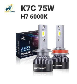 Автолампы DAWN KNIGHT K7C H7 6000K (75W) с обманкой (Canbus) 5-89 фото