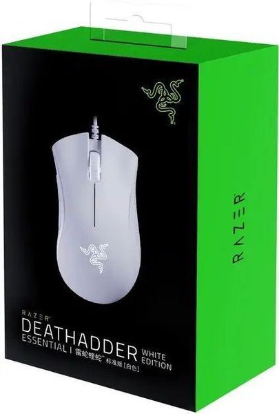 Мишка ігрова Razer DeathAdder Essential White | 6400 DPI 22-15 фото
