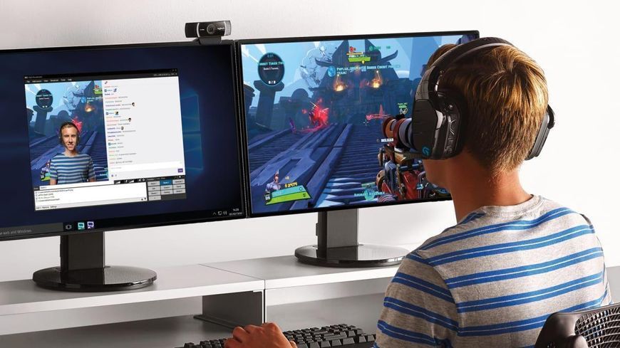 Вебкамера Logitech C922 Pro Stream + Тринога 7-14 фото