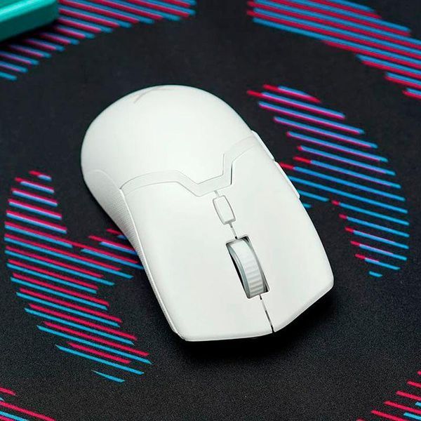 Беспроводная мышка Delux M800 PRO White | Сенсор PAW3395 | 800-26000 DPI | 60 часов аккум 22-21 фото