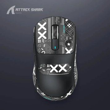 Бездротова мишка&nbsp;ATTACK SHARK X3 Black | PAW3395 | 26000 DPI | 65 годин на одному заряді 22-26 фото