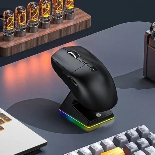 ATTACK SHARK X6 Black + Зарядна станція RGB | PAW3395 | 65 годин на одному заряді 22-33 фото