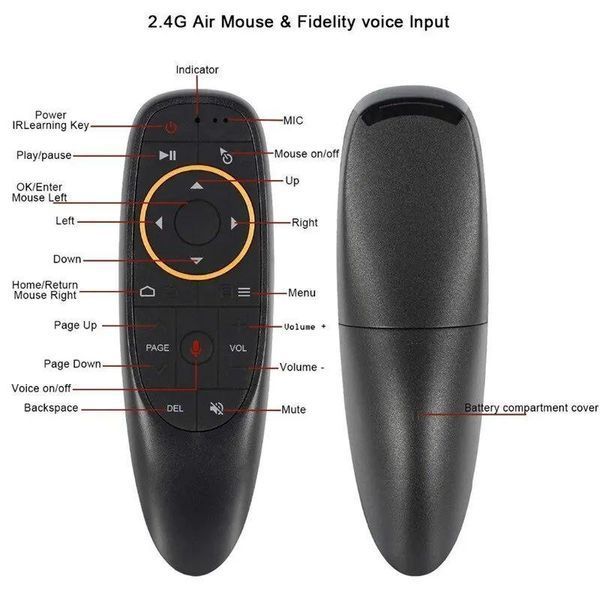 Аеропульт Air Mouse G10S бездротова повітряна мишка Android Google TV BOX 8-15 фото