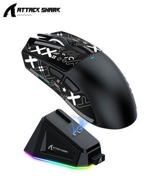 Бездротова мишка&nbsp;ATTACK SHARK X11 Black | PAW3311 | 65 годин на одному заряді 22-24 фото
